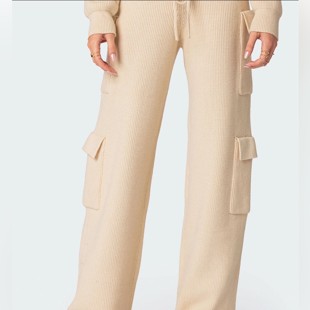 Edikted Knit Cargo Pants